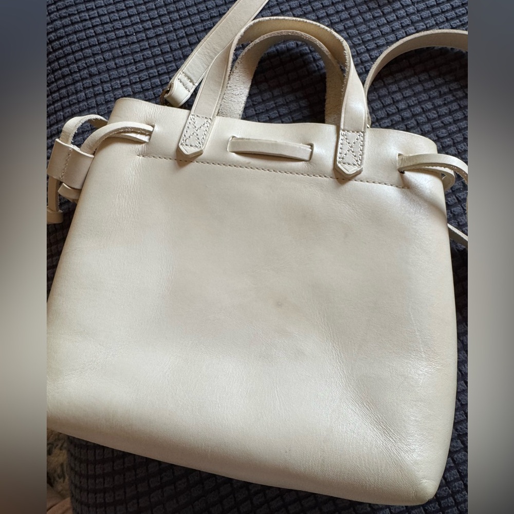 Madewell Elegant Cream leather Shoulder Bag NWT - Picture 8 of 10